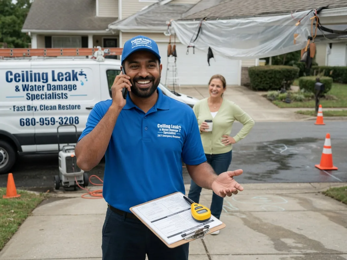 Ceiling Leak Cleanup Pomaria, SC FAQs